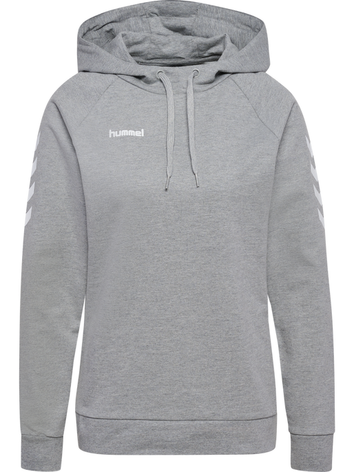 HUMMEL Go Cotton Zip Hoody Woman Damen-Kapuzensweatjacke egret melange NEU HUMMEL Go Cotton Zip Hoody Woman Damen-Kapuzensweatjacke egret melange NEU